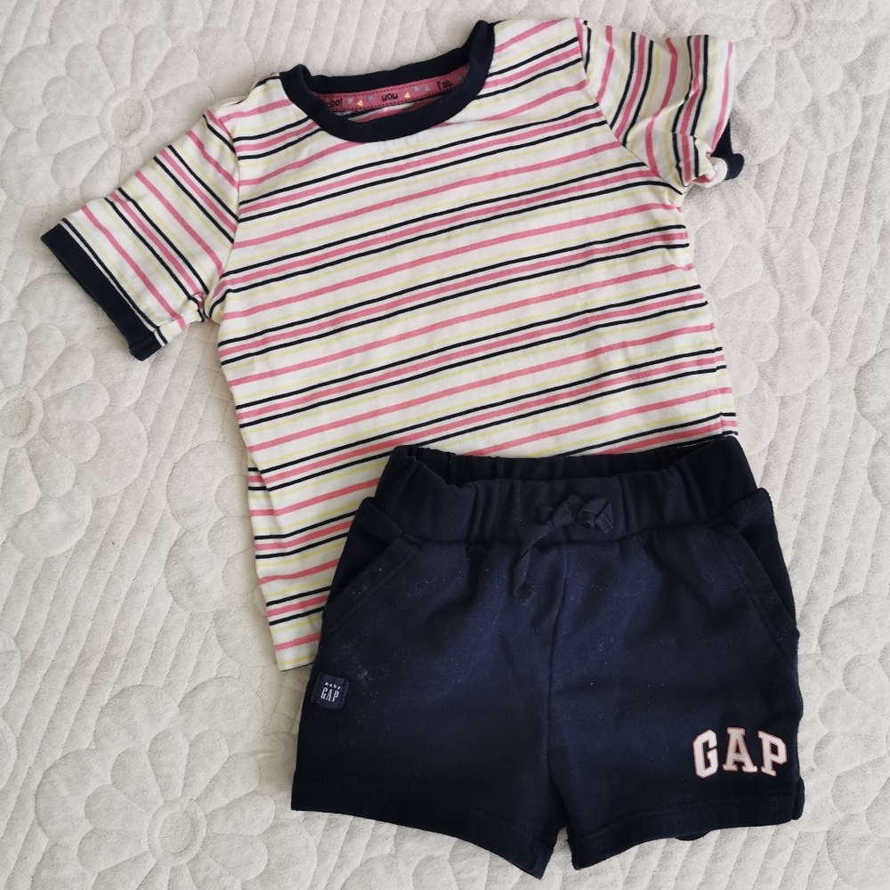 3/25 Set of Gap and dummes Little girl summer clothes